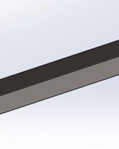 Top profile for cooling 50x100x2050x0.43